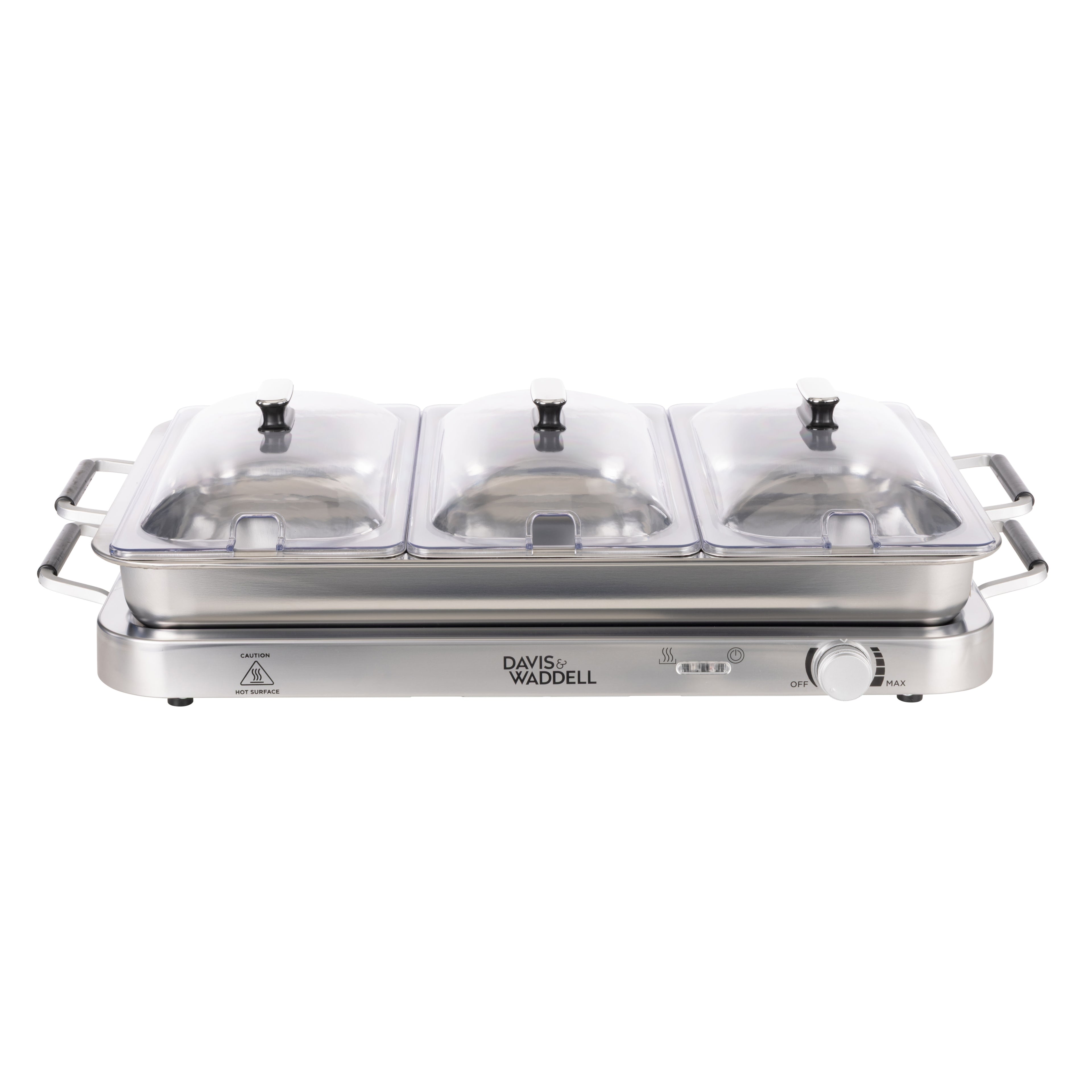 Davis &amp; Waddell 3 in 1 Bain Marie &amp; Warming Tray Stainless Steel