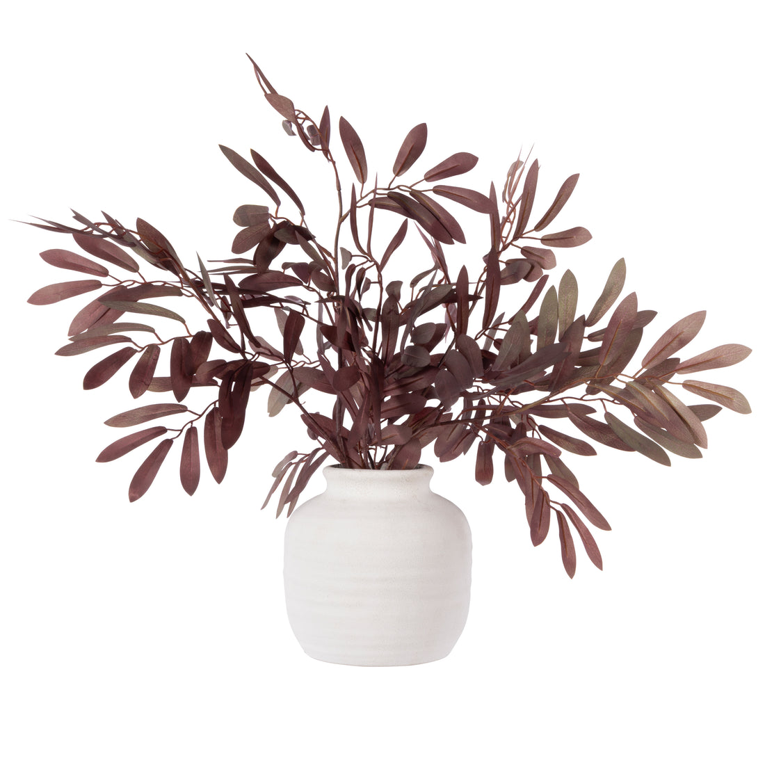 Faux Eucalyptus Mix - Neven Vase | Purple - 55cm