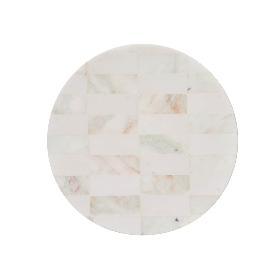 Amalfi Sachi Check Tray White &amp; Green