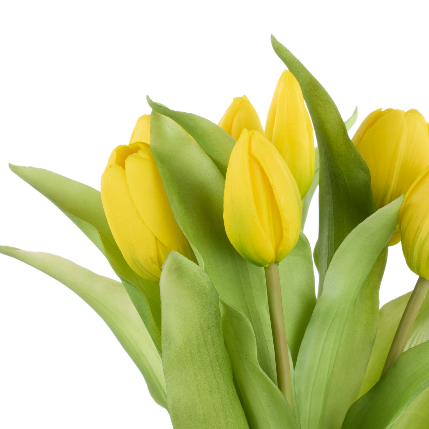 Faux Tulip Bunch | Yellow - 30cm