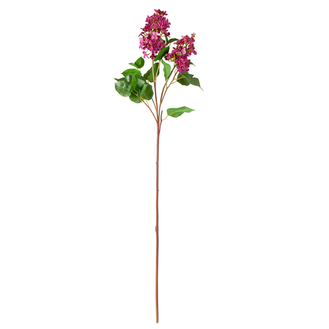Faux Lilac Spray | Burgundy - 89cm