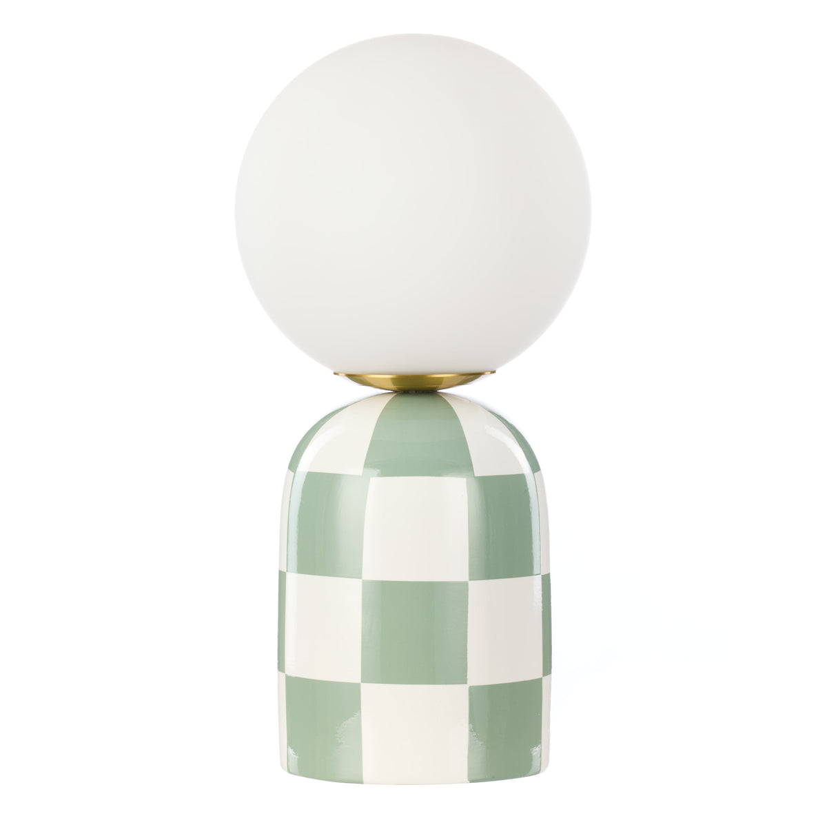Emporium Archie Table Lamp Green &amp; White