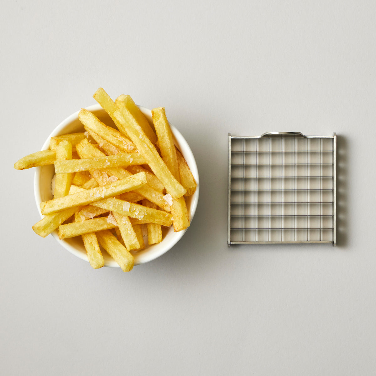 SVNA Duo Potato Chipper Stainless Steel &amp; Black