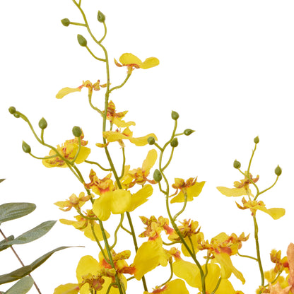 Rogue Banksia Wattle Mix - Alana Vase Yellow &amp; Green