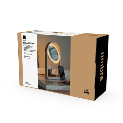 Umbra Bellwood LED Vanity Mirror White &amp; Natural