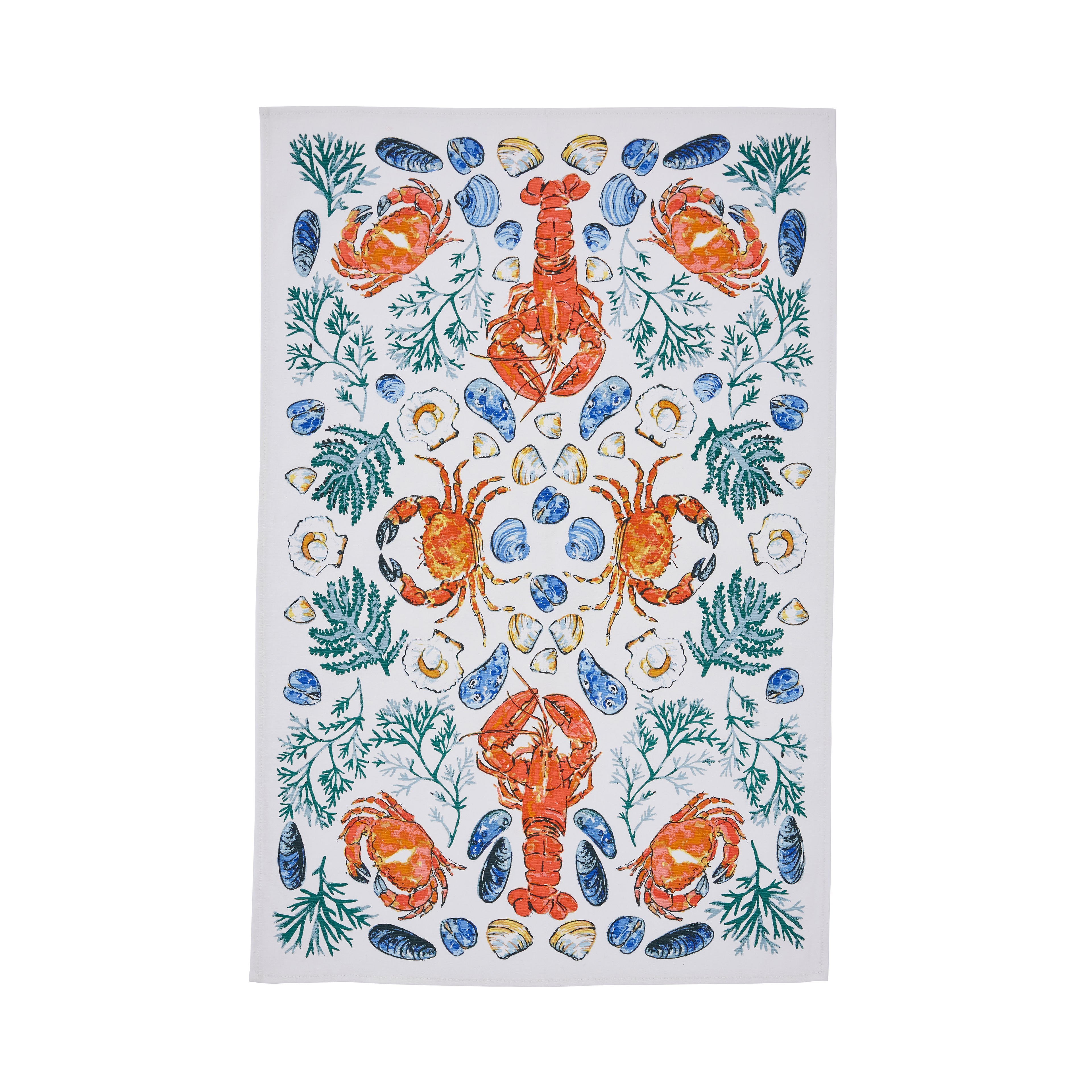 Ulster Weavers Shellfish Tea Towel Multi-Coloured