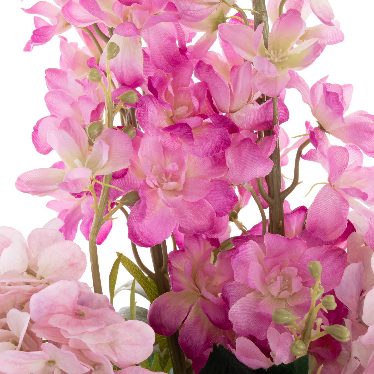 Faux Delphinium Mix - Alana Vase | Pink - 73cm