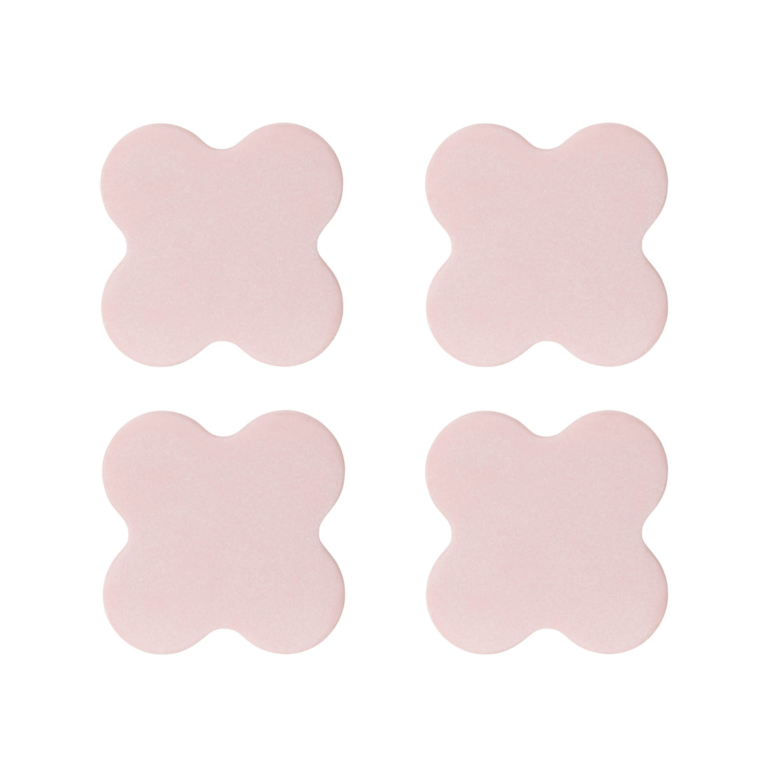 Emporium Resin Bubble Coasters 4pcs Set Pink