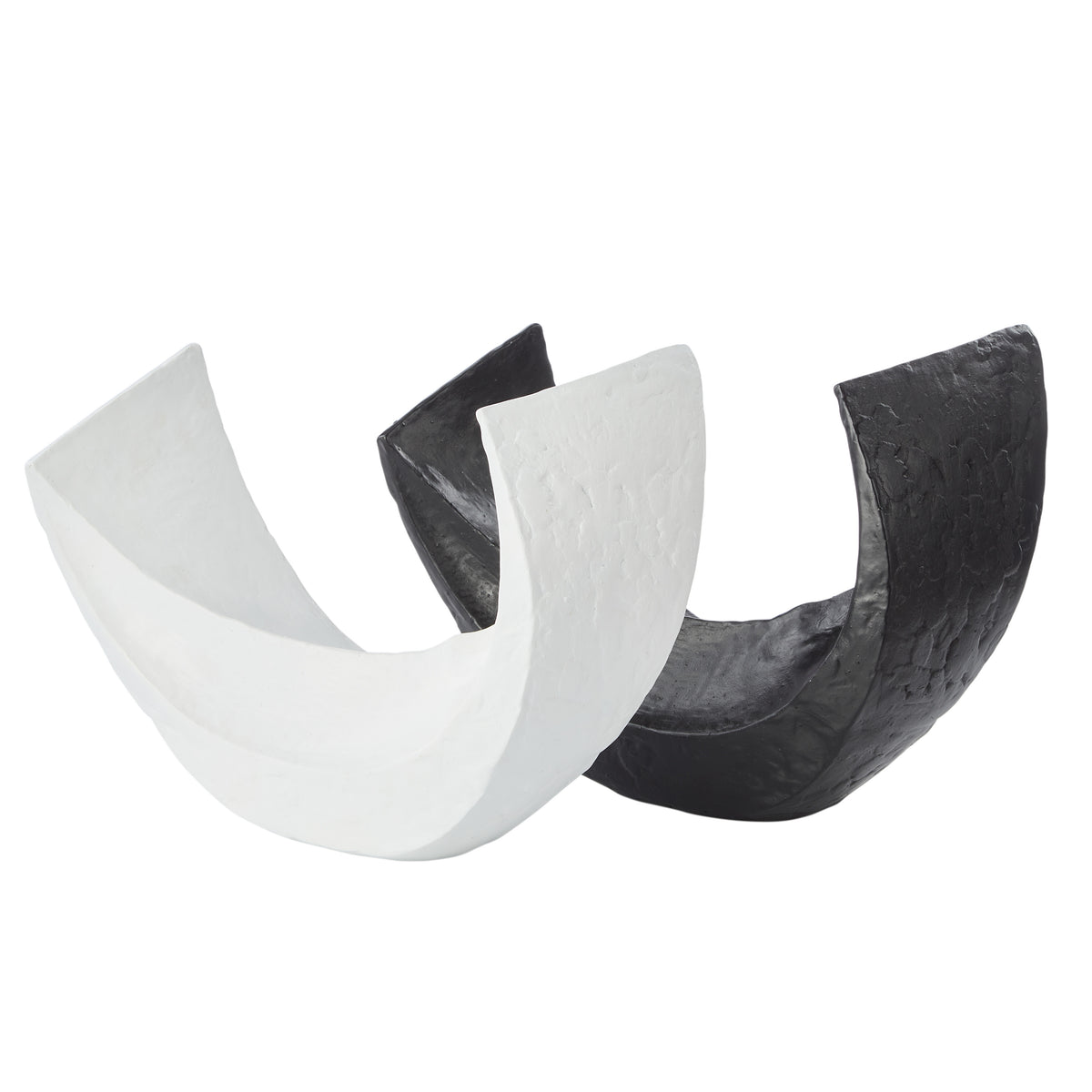 Amalfi Movi Abstract Sculpture Black