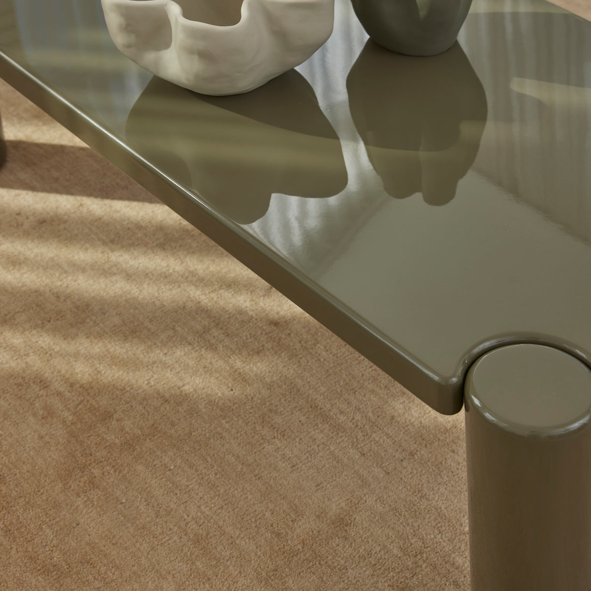 Amalfi Fluid Vase Cream