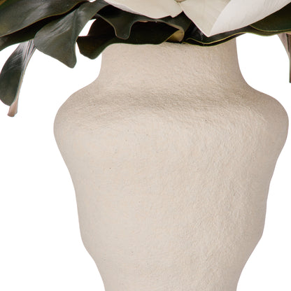 Faux Magnolia Mix - Ryde Vessel | White -  64cm