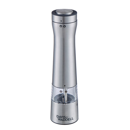 Davis &amp; Waddell Electronic Salt &amp; Pepper Mill Stainless Steel