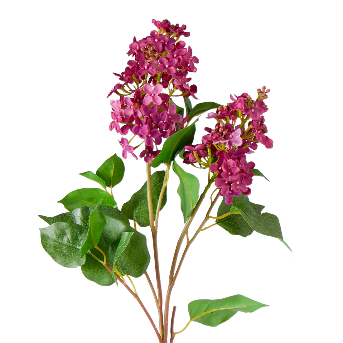 Faux Lilac Spray | Burgundy - 89cm