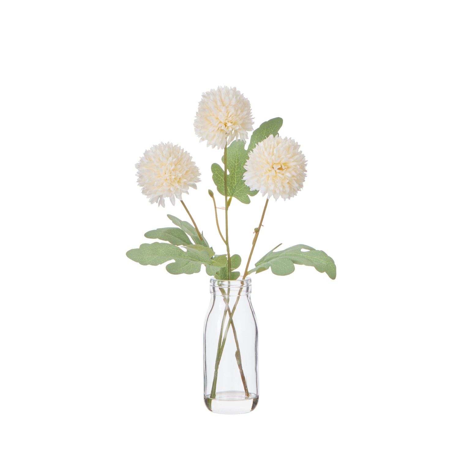 Faux Kiku-Milk Bottle | Ivory -  34cm
