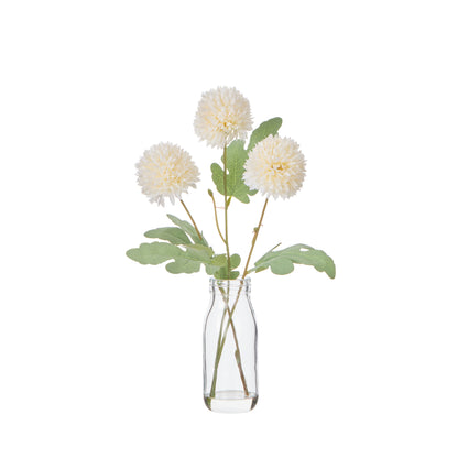 Faux Kiku-Milk Bottle | Ivory -  34cm