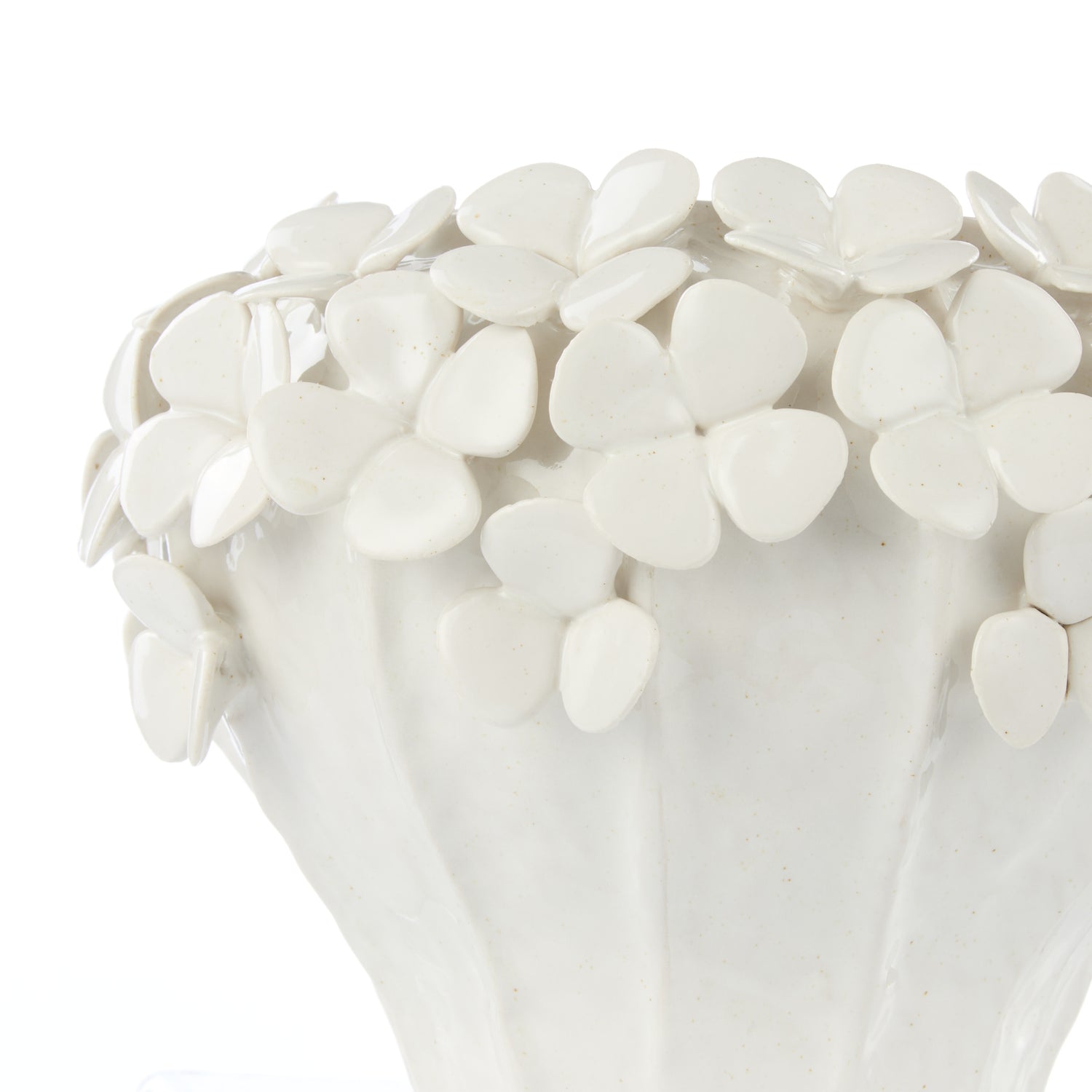 Society Home Hyacinth Ceramic Vase White
