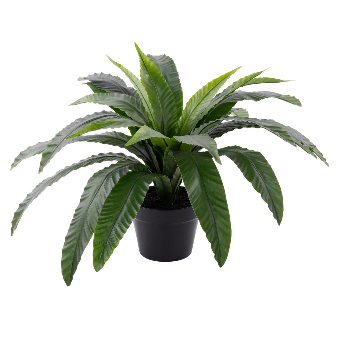 Faux Bird Nest Fern UV Treated - Garden Pot | 55cm