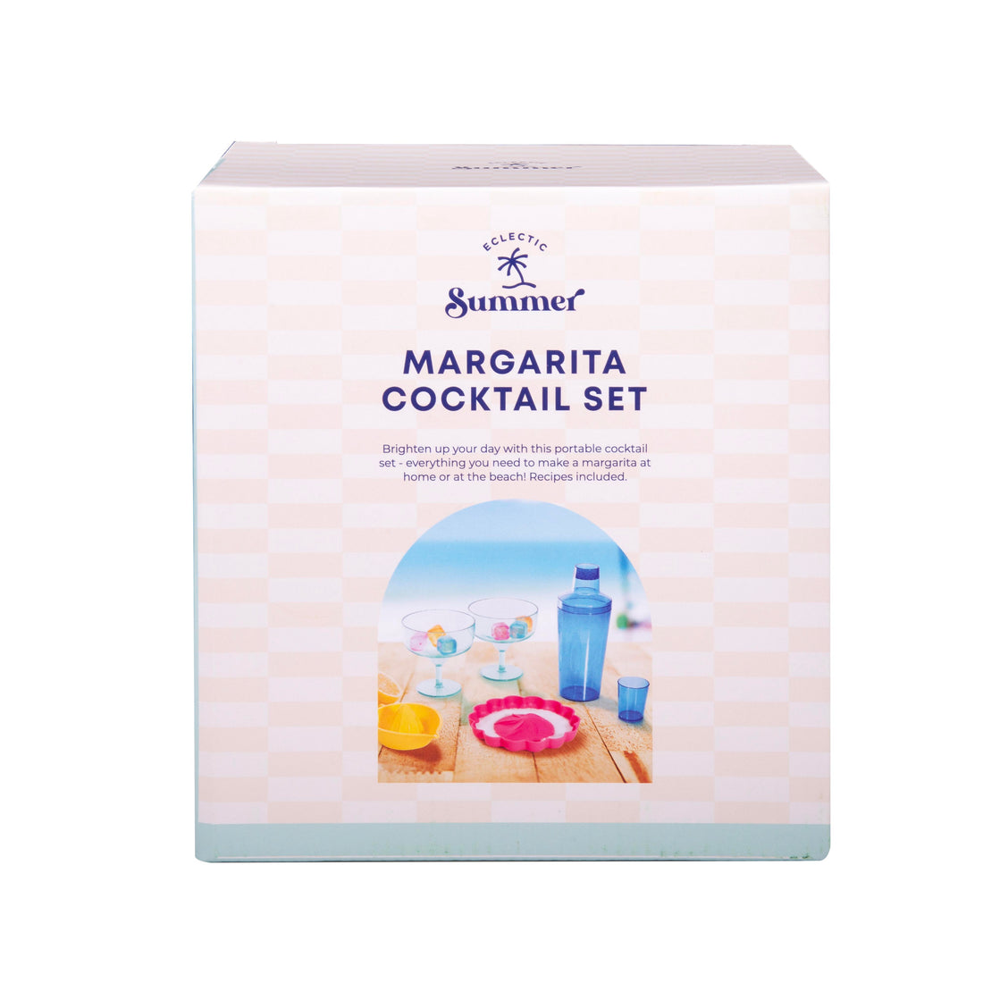 isGift Eclectic Summer - Margarita Cocktail Set Multi-Coloured