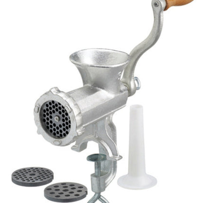 Davis &amp; Waddell Meat Mincer No. 8 with 3 Blades Silver