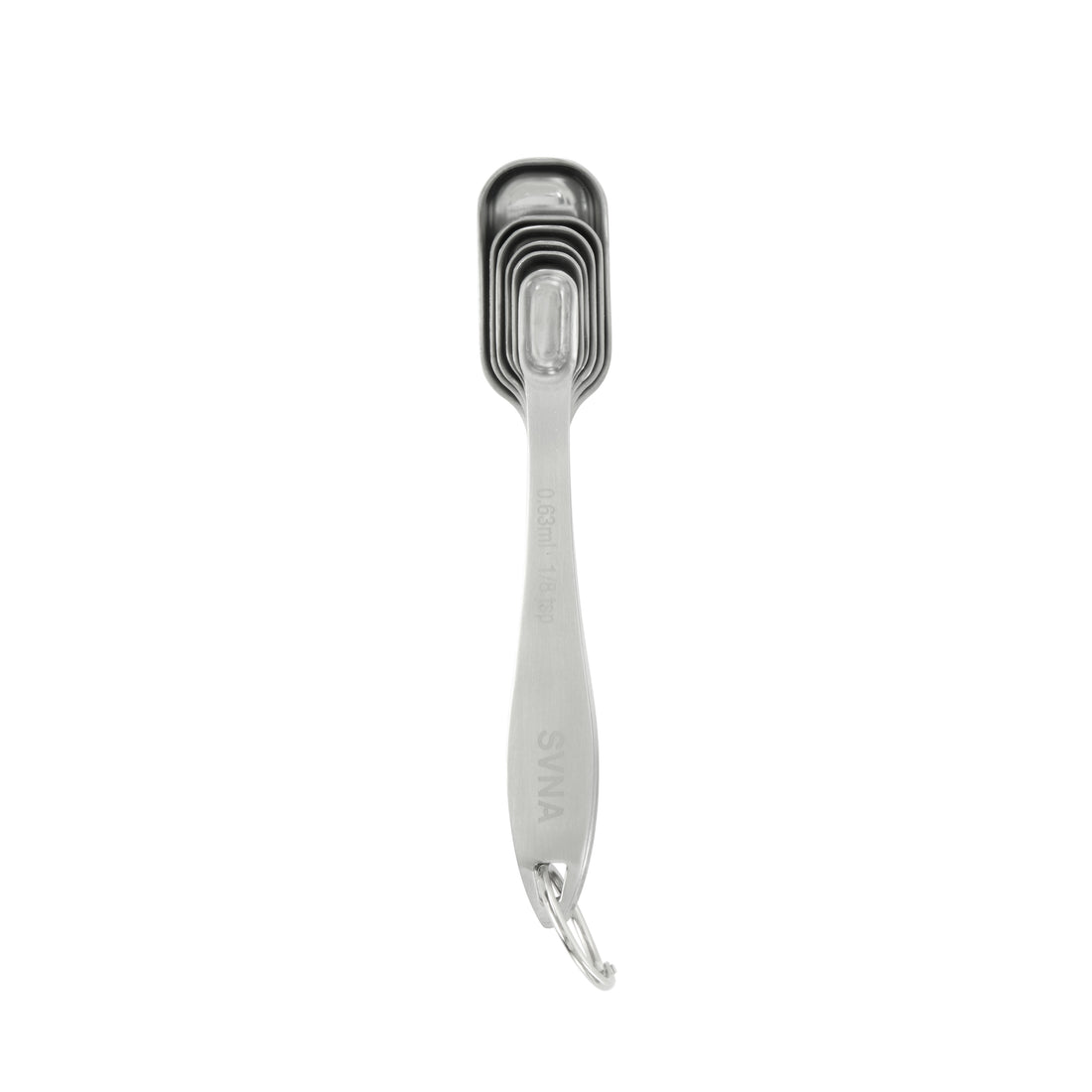 SVNA Premium Stainless Steel Spice Jar Measuring Spoons 6pcs Set