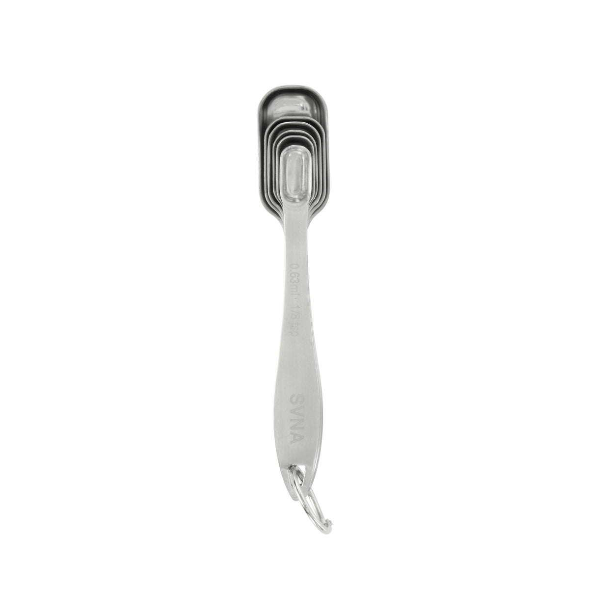 SVNA Premium Stainless Steel Spice Jar Measuring Spoons 6pcs Set