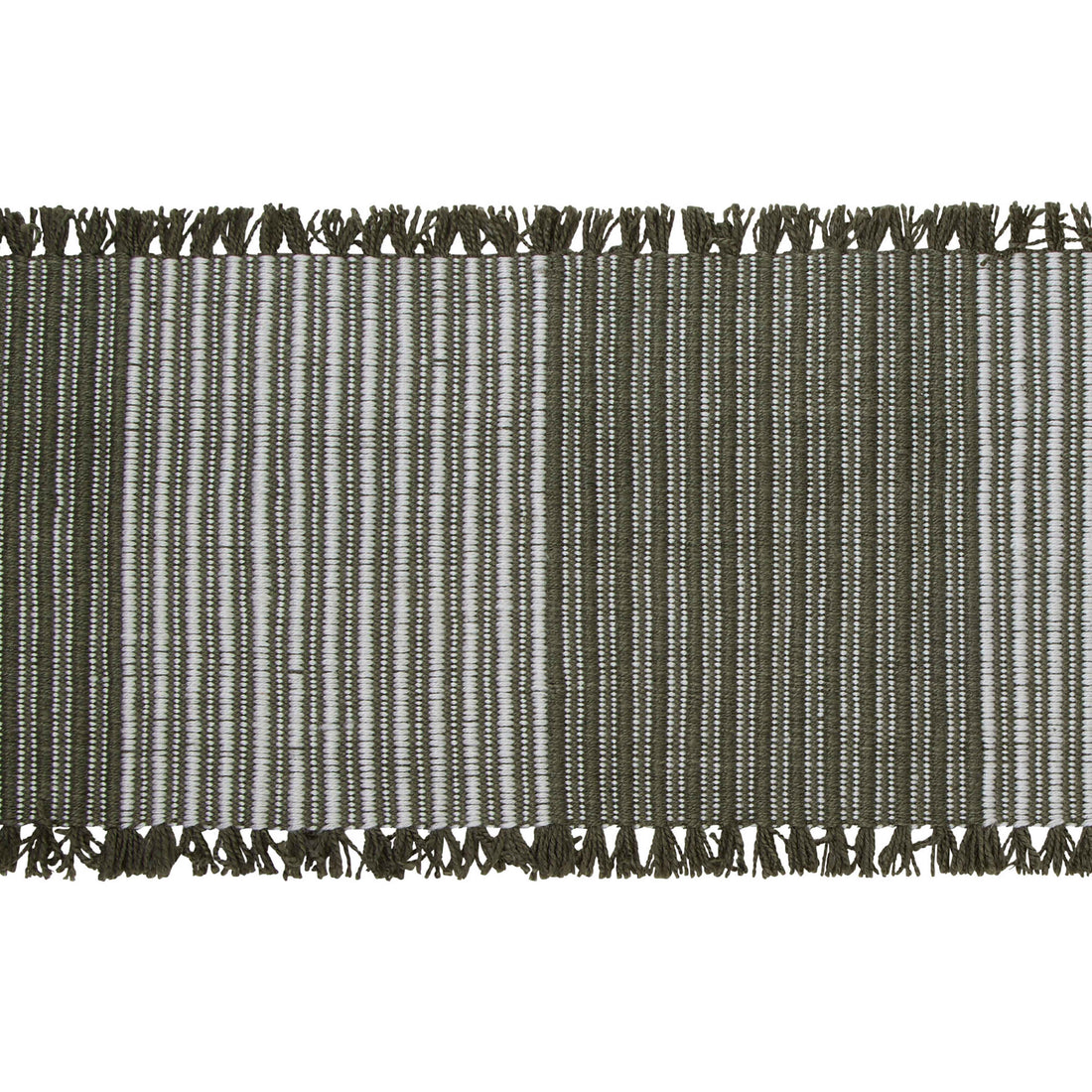 Amalfi Cai Table Runner Green &amp; Natural