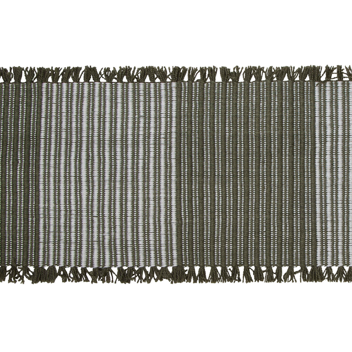 Amalfi Cai Table Runner Green &amp; Natural