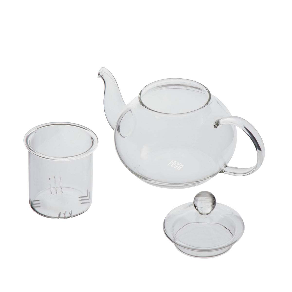 Leaf &amp; Bean Teapot with Glass Infuser Clear