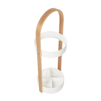 Umbra Bellwood Umbrella Stand White &amp; Natural