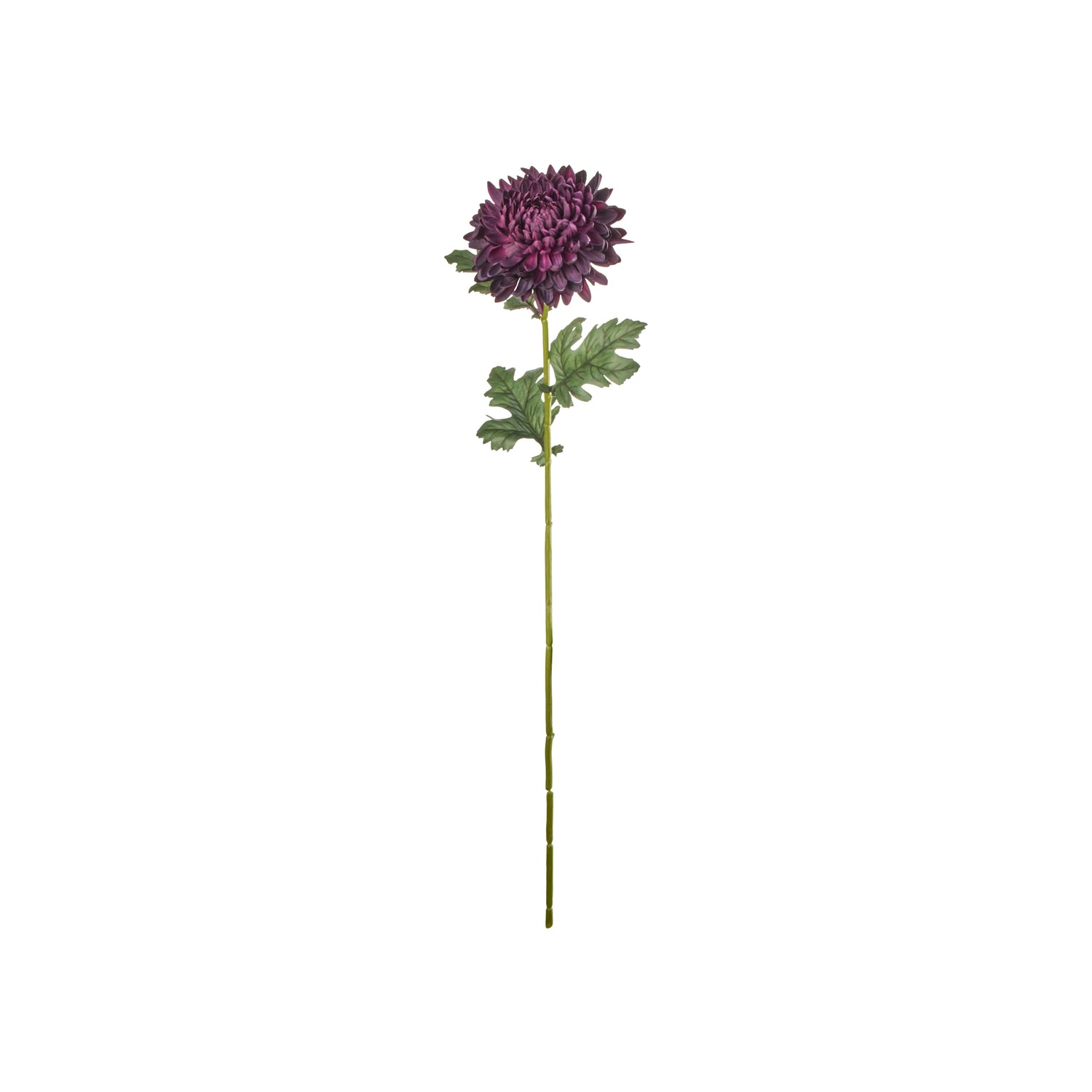 Faux Chrysanthemum Stem Real Touch | Purple - 74cm