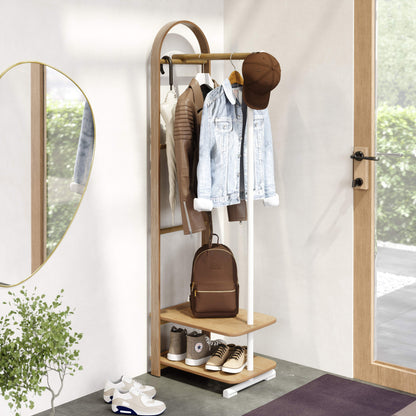 Umbra Bellwood Coat Rack White &amp; Natural