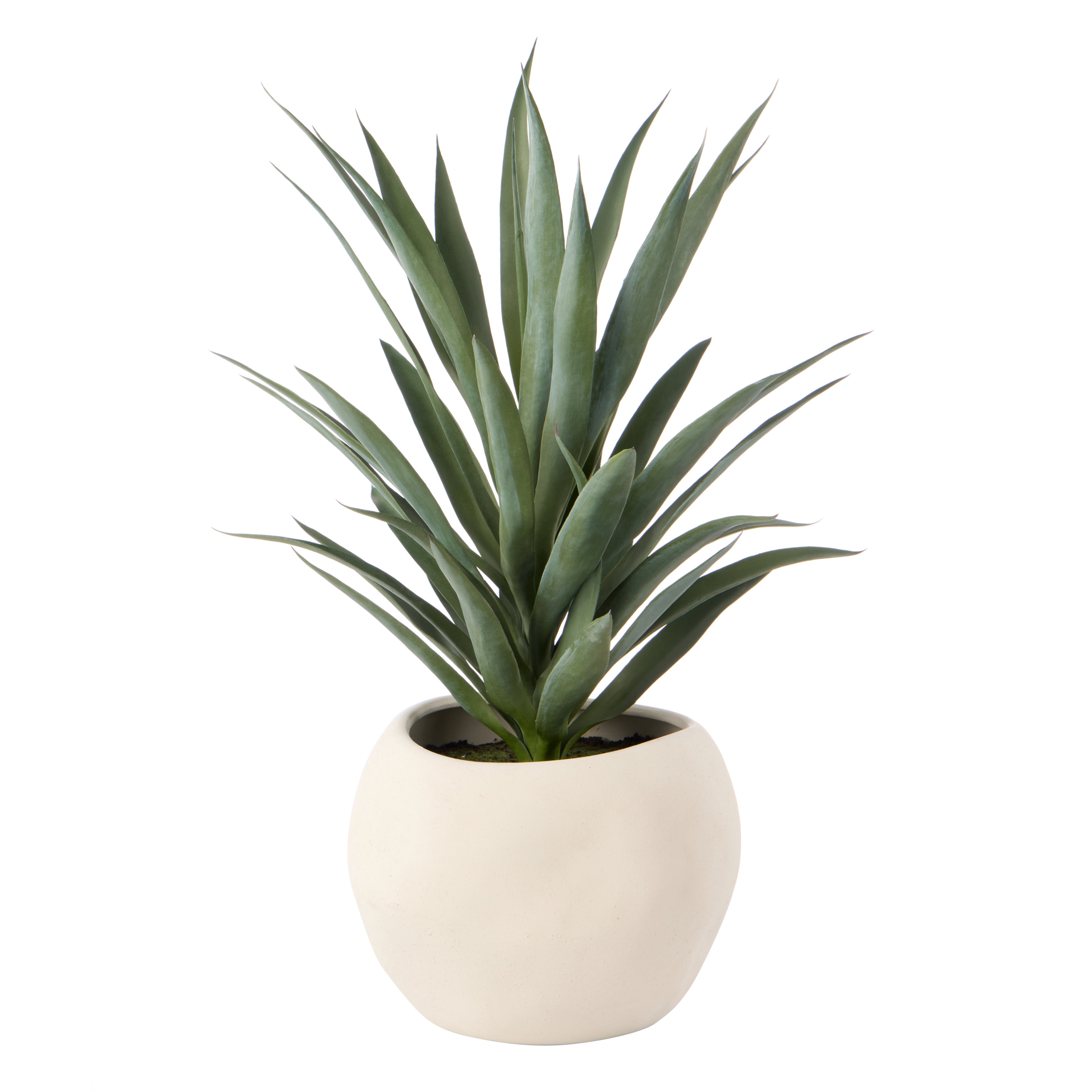 Faux Yucca Plant - Lyon Planter | Cream - 78cm