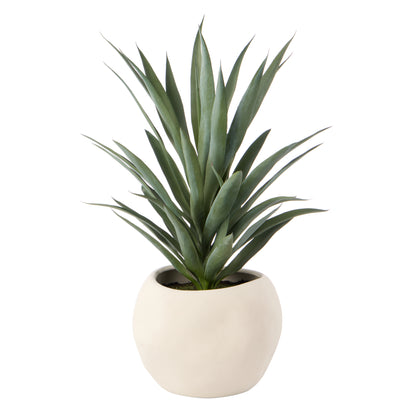 Faux Yucca Plant - Lyon Planter | Cream - 78cm
