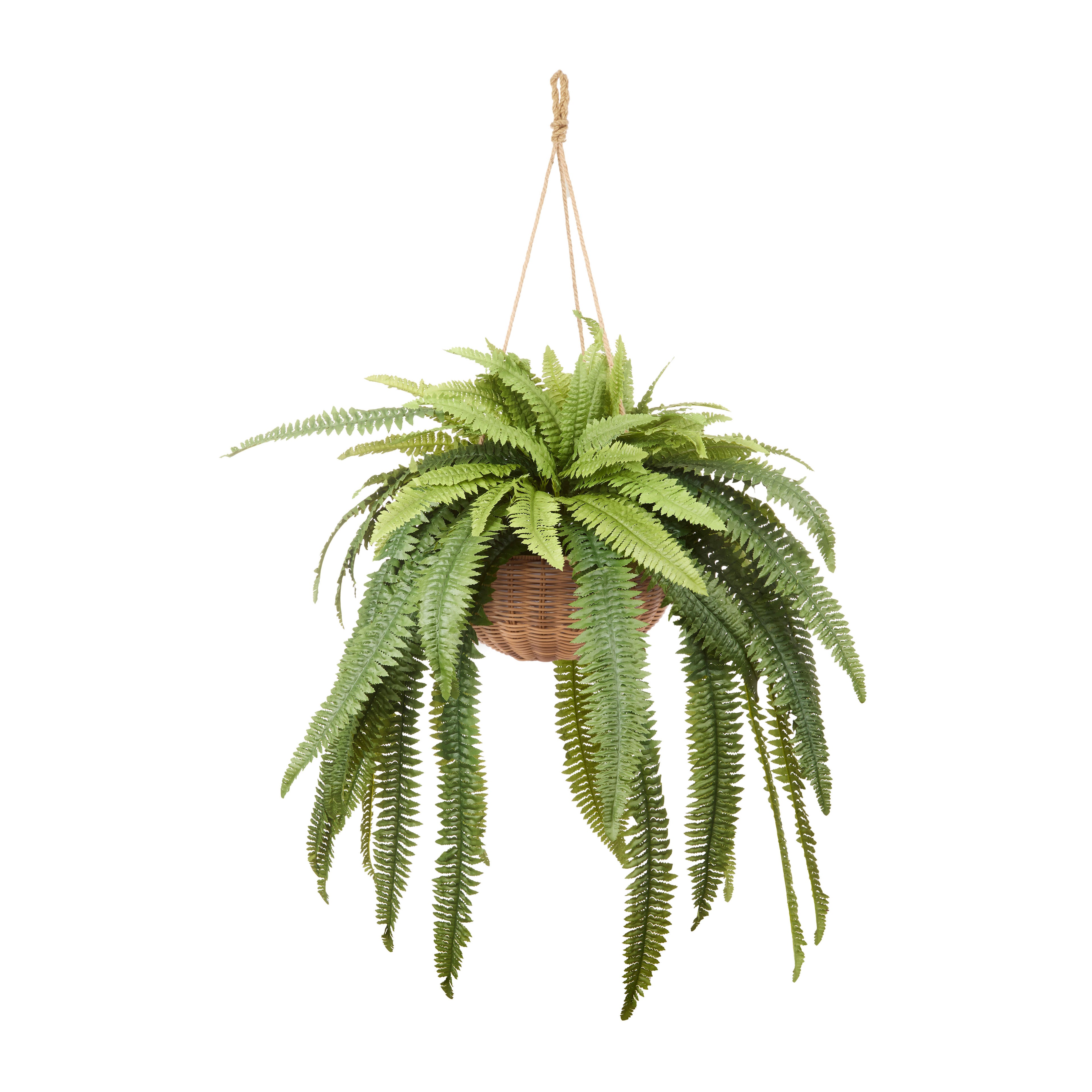 Faux Boston Fern - Laos Hanging  Planter | Green  - 126cm