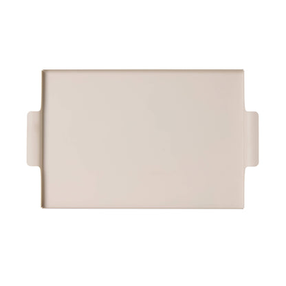 Leaf &amp; Bean Serving Tray Cream