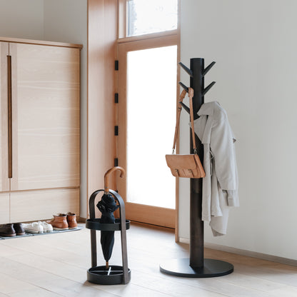 Umbra Bellwood Umbrella Stand Black &amp; Walnut