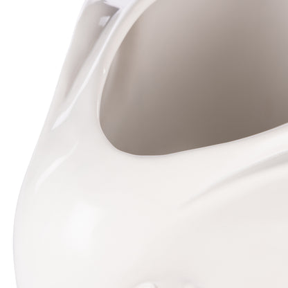 Emporium Brynlee Elephant Vase Wide White