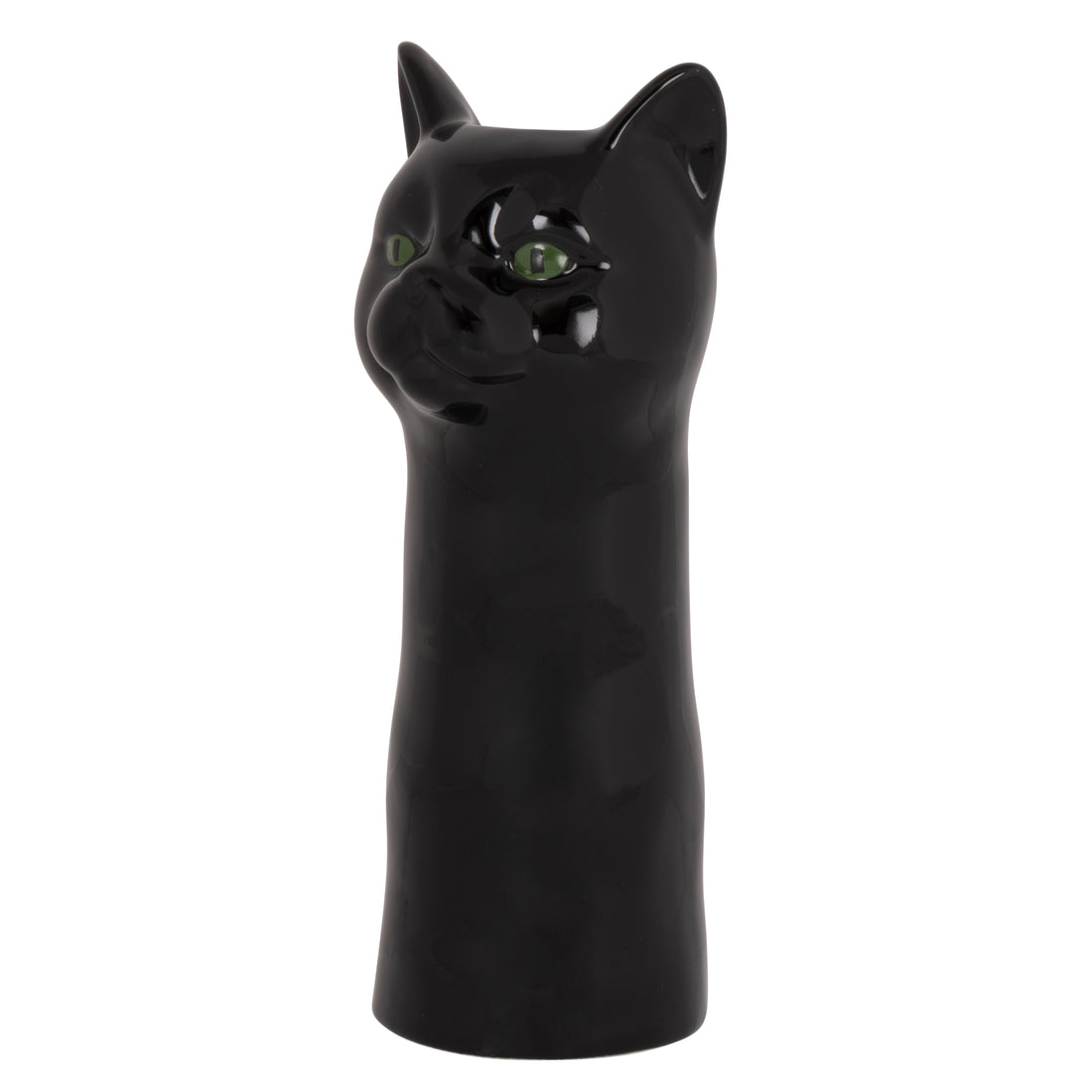 Emporium Aslan Cat Vase Black