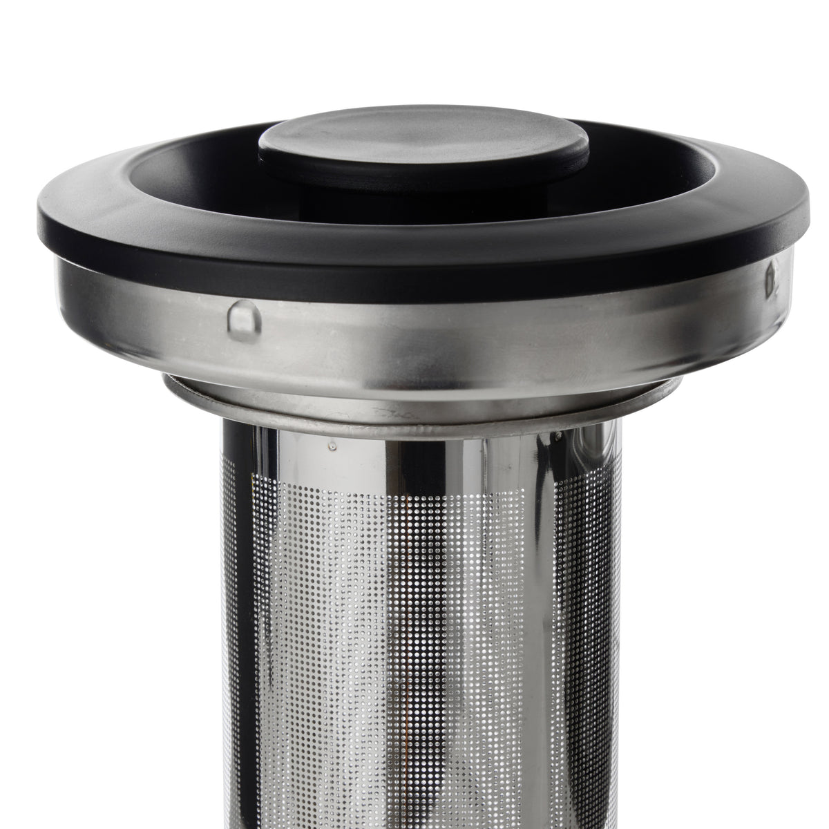 Leaf &amp; Bean Electric Glass Digital Kettle with Infuser 1.8L Black