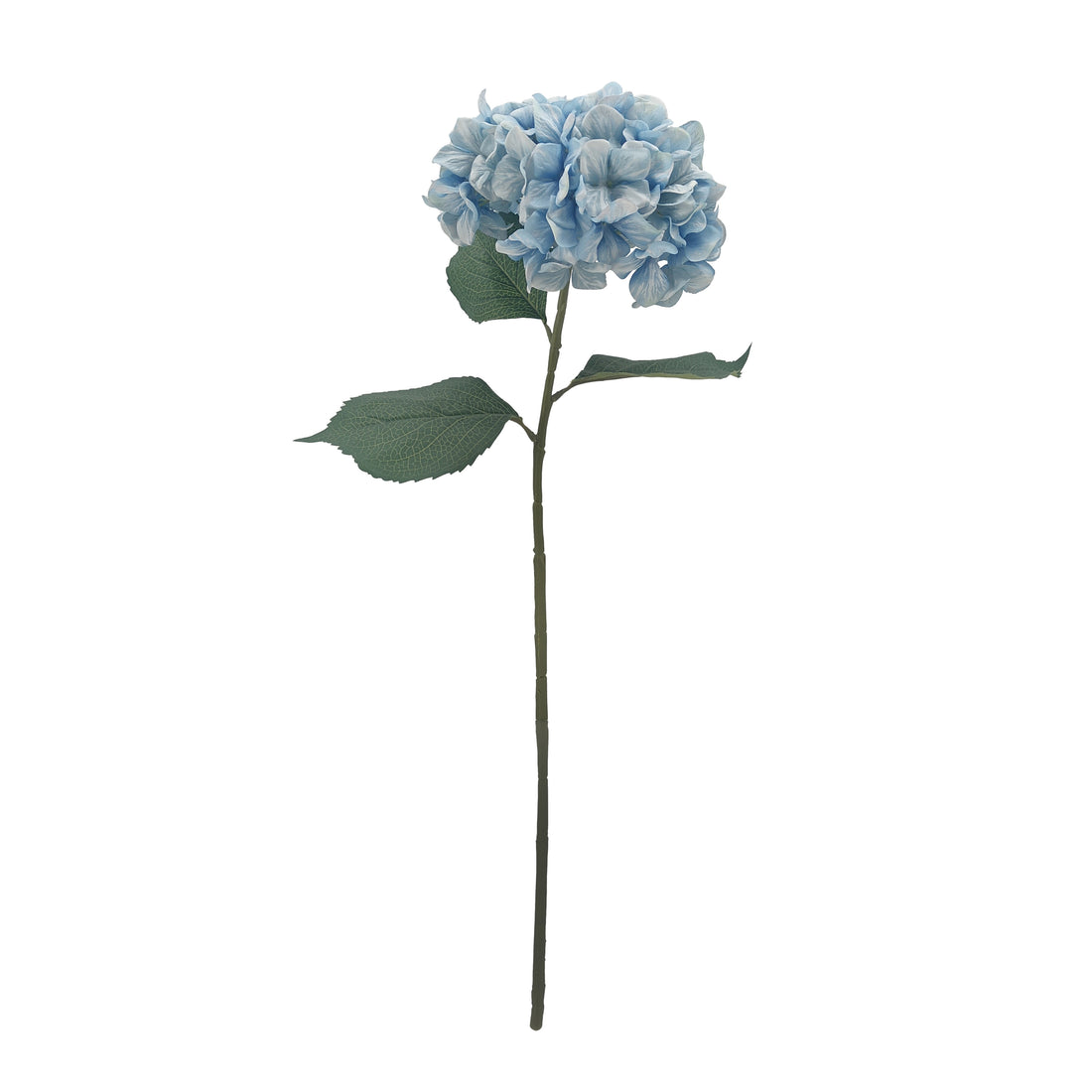 Faux Lush Hydrangea Stem | Blue - 82cm
