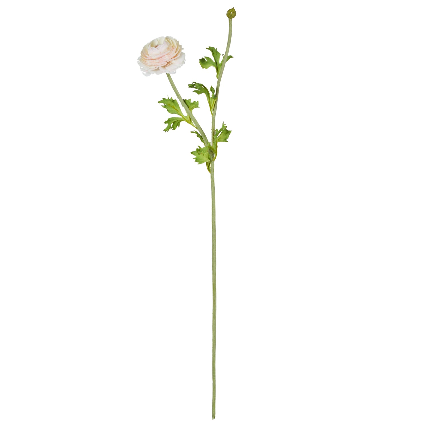 Faux Ranunculus Spray - Orange | 74cm