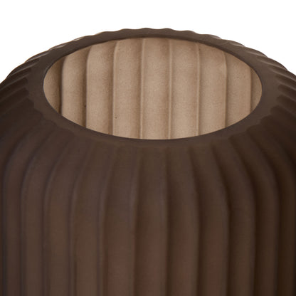 Amalfi Nils Vase Frosted Brown