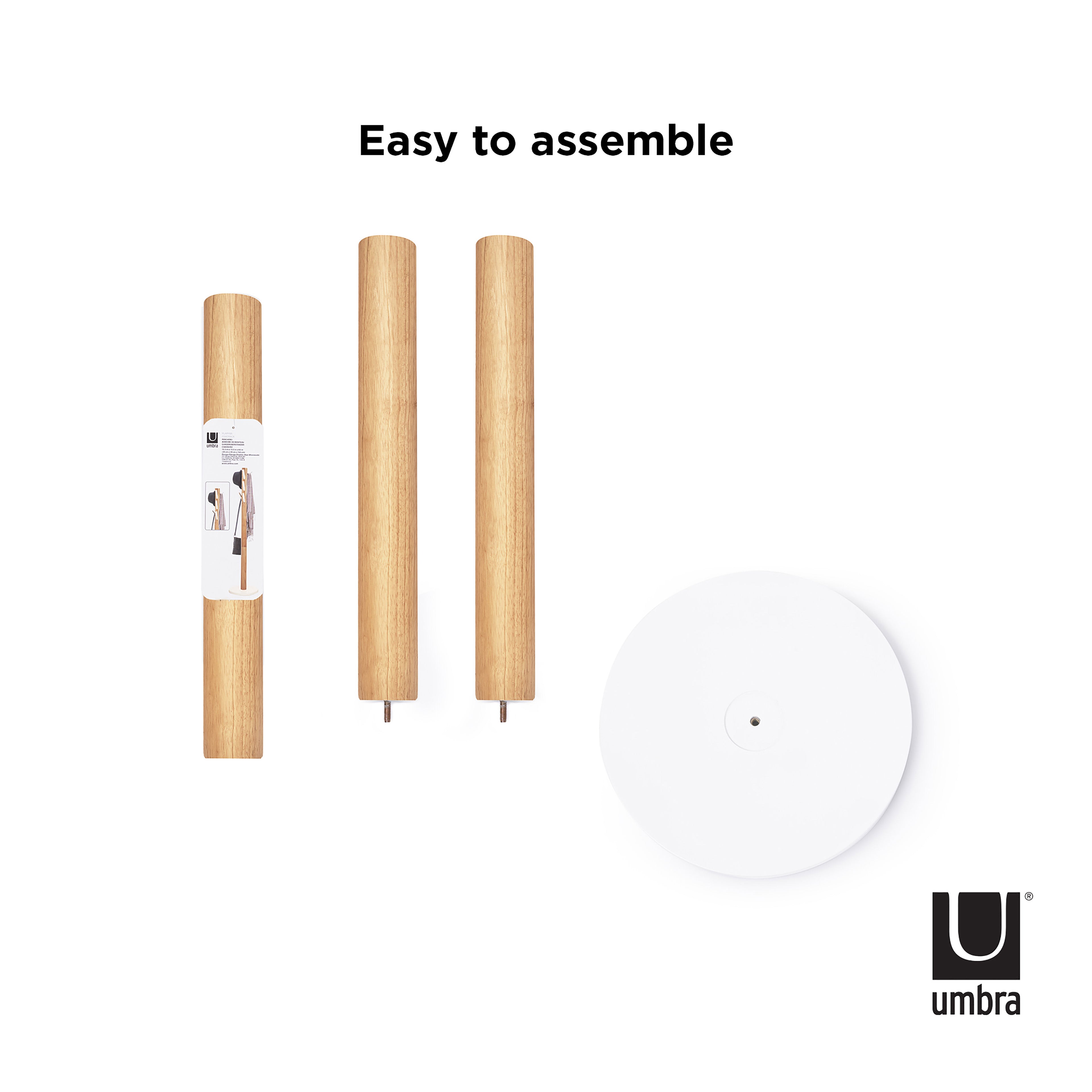 Umbra Flapper Coat Rack White