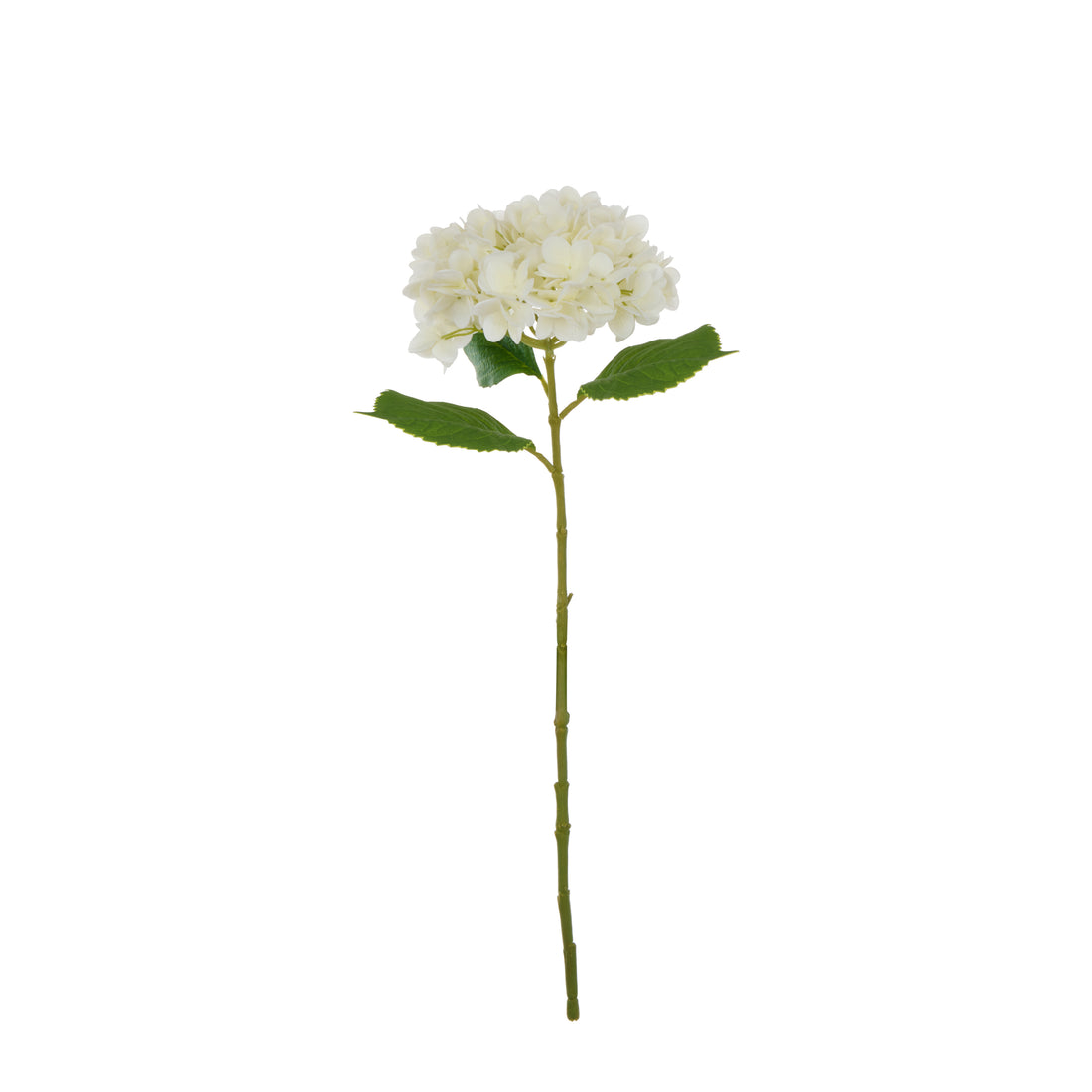 Faux Hydrangea Stem | White - 66cm