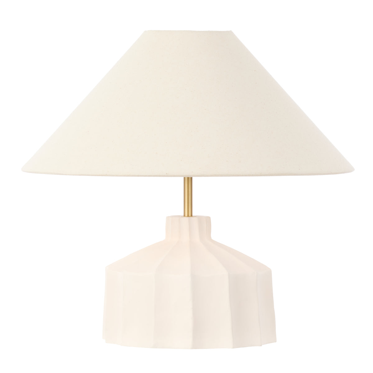 Amalfi Lutton Table Lamp Taupe &amp; Natural
