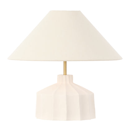 Amalfi Lutton Table Lamp Taupe &amp; Natural