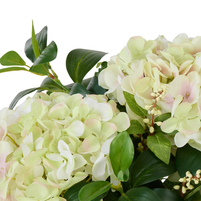 Faux Hydrangea Nite Berry - Classic Bowl | Green - 55cm