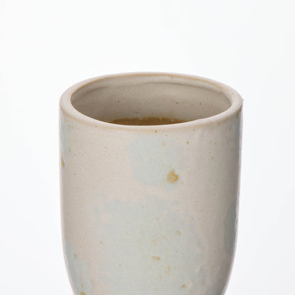 Amalfi Pia Reactive Glaze Vase Cream Reactive
