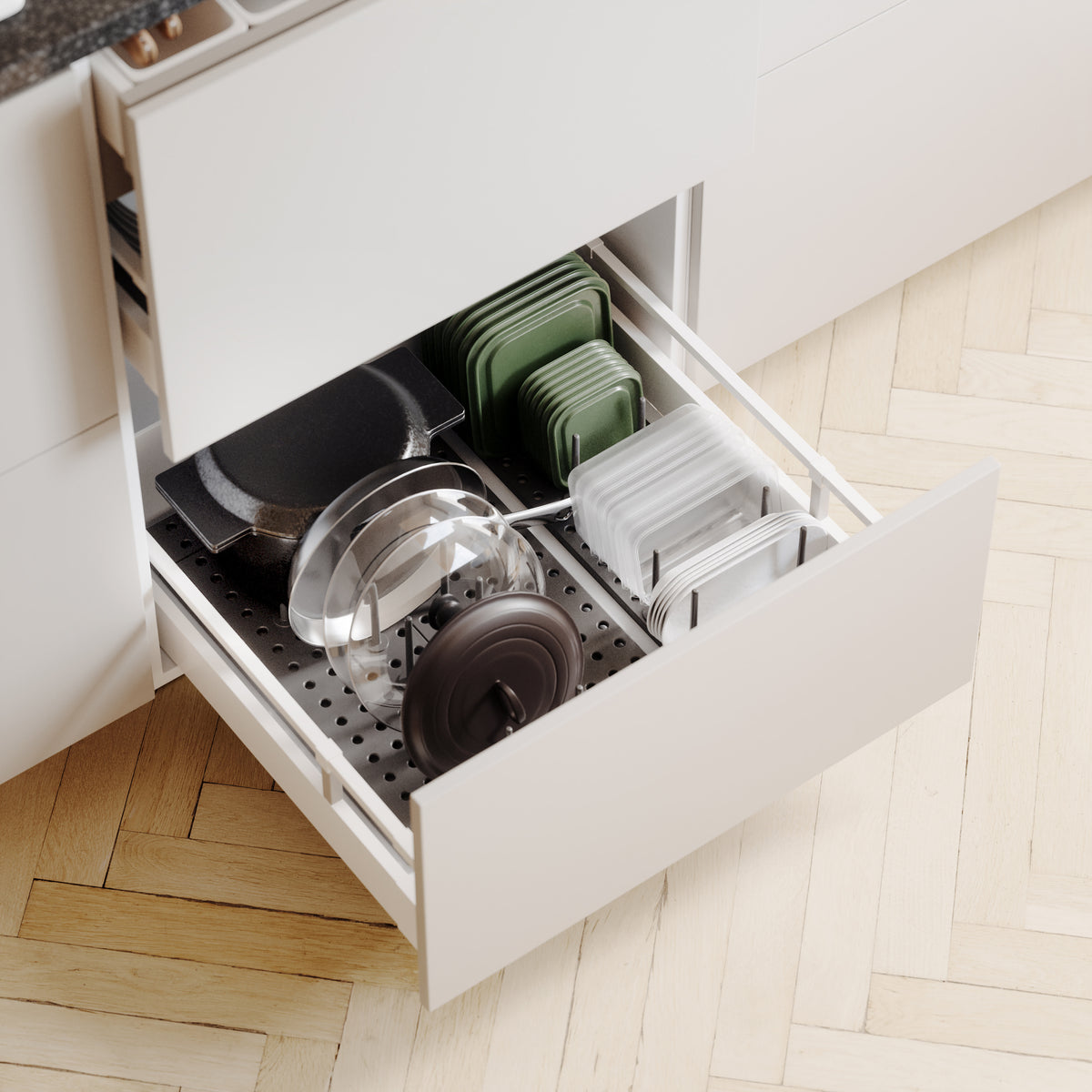 Umbra Peggy Drawer Organizer Charcoal