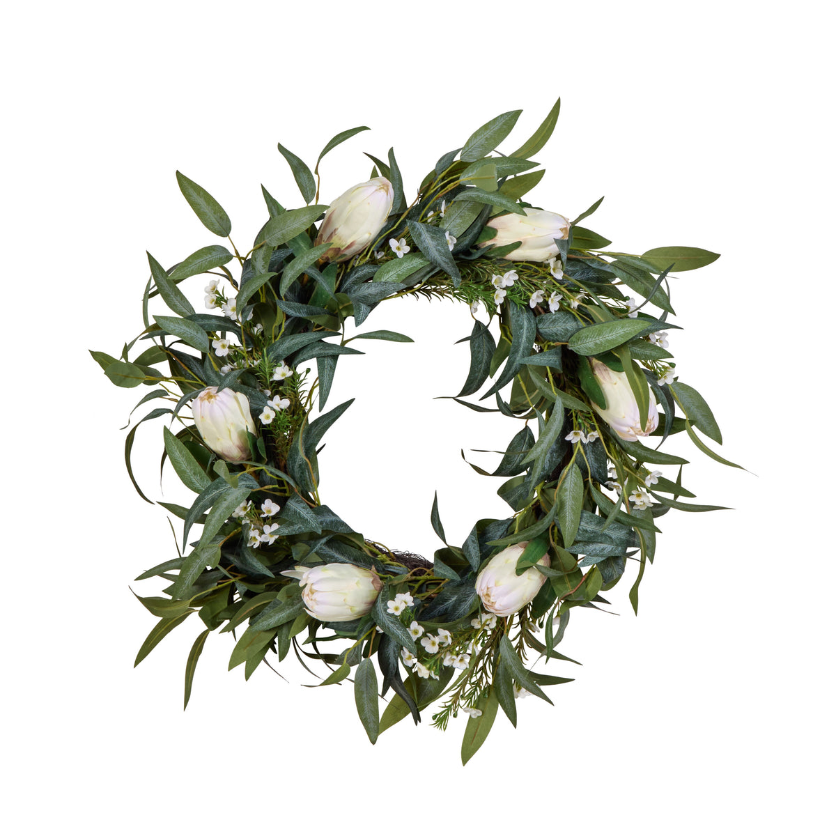 Rogue Pitaya Eucalyptus Wreath Cream &amp; Green